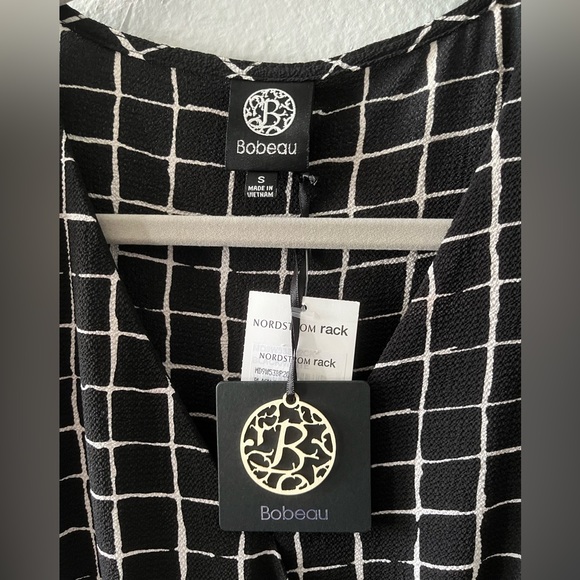 Bobeau Black and White A Line Dress, Size S, New with tag - Picture 4 of 5